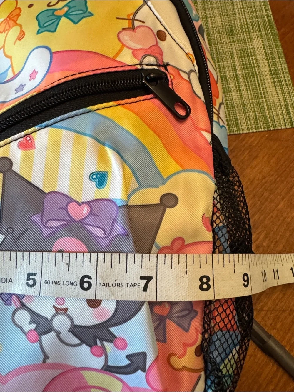 Hello Kitty & friends ,Pink Yellow Multicolor Character Sling Bag. NWOT